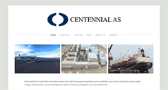 Desktop Screenshot of centennial.no