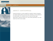 Tablet Screenshot of centennial.com